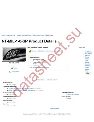 NT-MIL-1-0-SP datasheet  